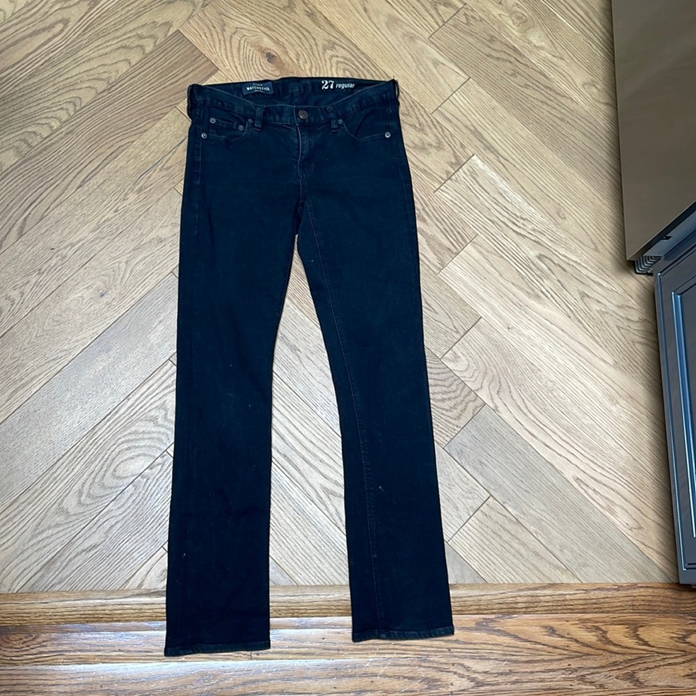 J Crew black denim size 27